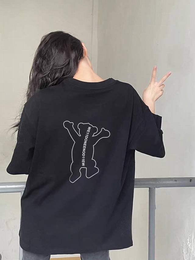 新款短袖 6681 Welldone 印花短袖 胸前有标志性的图案Logo，。Welldone原版面料 网红 明星同款 高版本 高品质纯棉面料非常舒服 时尚又个