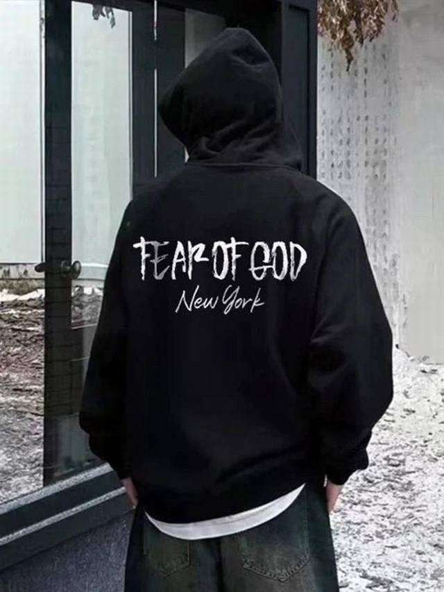新款 L108 毛圈 加绒 Ss Fog-Fear Of God Fog 复线 Essentails 美式纽约限定连帽秋冬款卫衣 颜色 黑色 码数 S M L