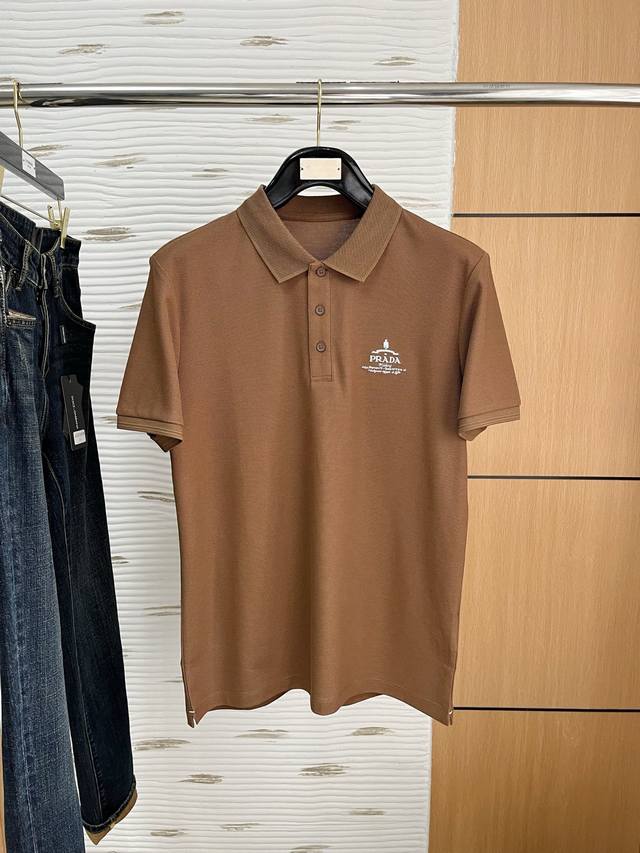 A26-Pd 商务休闲通勤款,渠道精品唯美主义的英式裁剪艺术尽显男士魅力风采. 25春夏 专属标识Polo衫短袖T恤 经典的翻领裁剪工艺从未停止.既不单调也不复