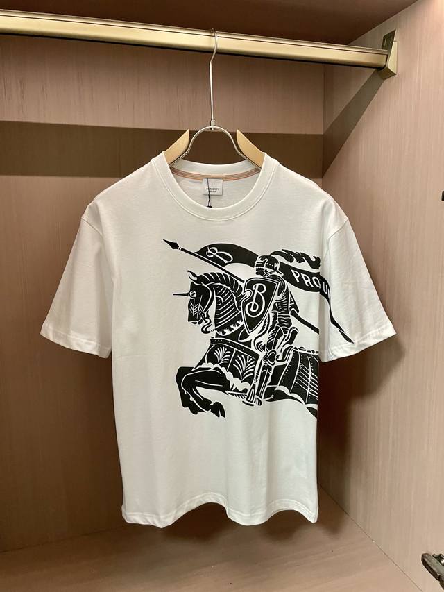 Bur 2025春夏新款男女同情侣款休闲棉质圆领短袖T恤衫！贸易公司渠道稀出，同步官网发售 ！ 2025春夏最新系列，经典时尚设计元素，为全新系列注入满满活力，