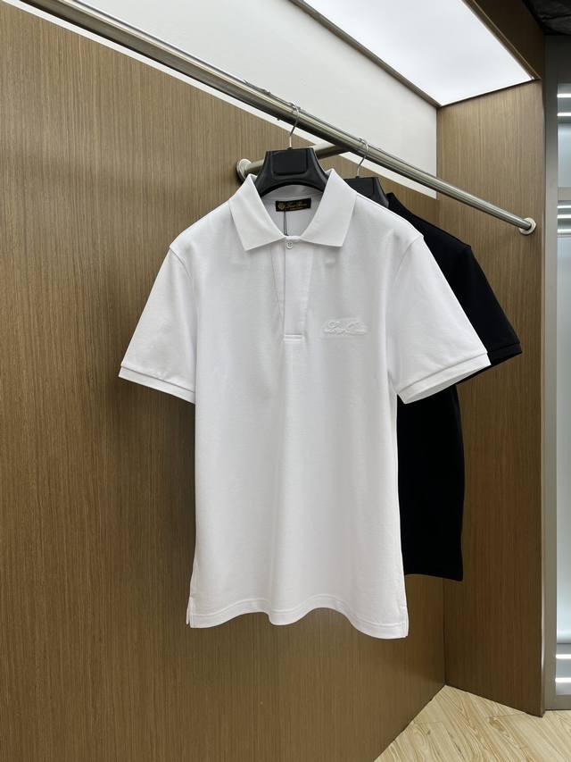 Lp 2520Ss夏季新款 Logo男士翻领Polo衫！经典商务男款，高端男装的天花板级别的商务男款！简约时尚大气不失优雅，单穿内搭体面过人，品质控 细节控的闭