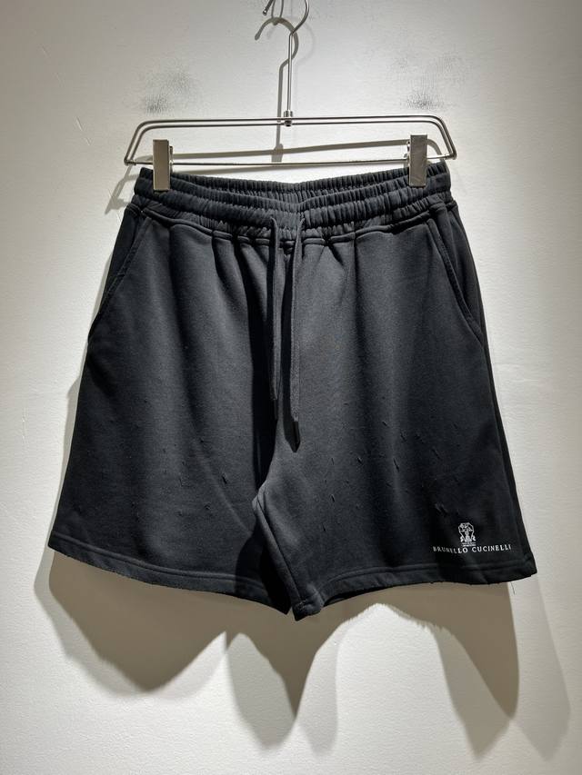 Bc-Brunello Cucineli 2025春夏新款男女同款短裤，众多明星都爱穿的时尚百搭单品！Logo印花超级好看,喜欢经典简约的朋友,一定不能错过了这