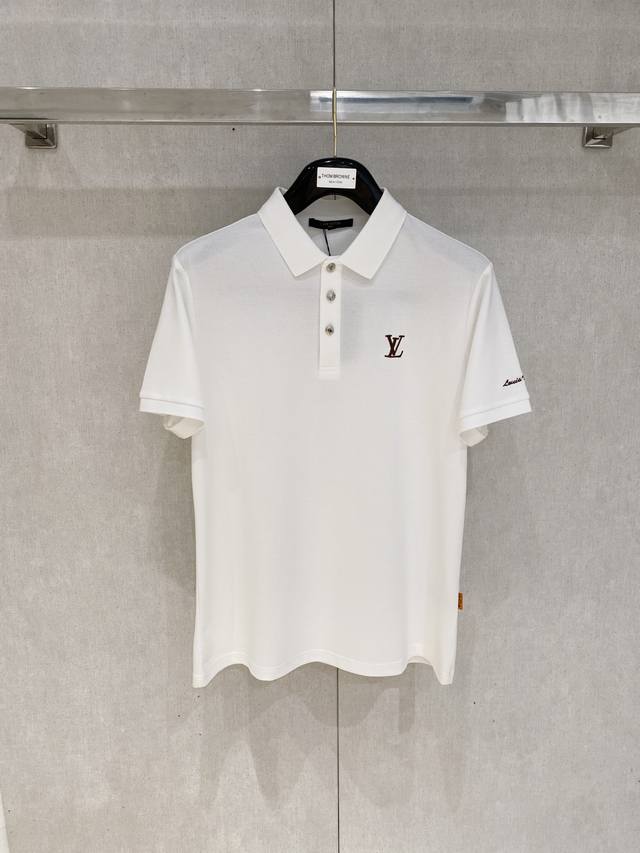 Lv %新疆长绒棉 面料柔软舒适透气 2025 夏季 限量款短袖Polo系列 ：-4Xl