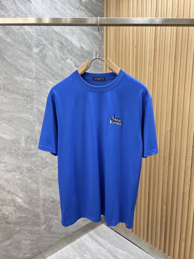 Lv 路易威登 2025春夏新品 三标齐全 圆领纯棉短袖T恤 好货不用过多介绍 看细节 专柜码数：S-Xxl 175 140建议M，