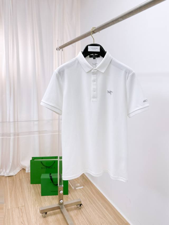 开春新品 始祖鸟 2025Ss夏季新款字母Logo男士翻领Polo衫！经典商务男款，高端男装的天花板级别的商务男款！简约时尚大气不失优雅，单穿内搭体面过人，品质