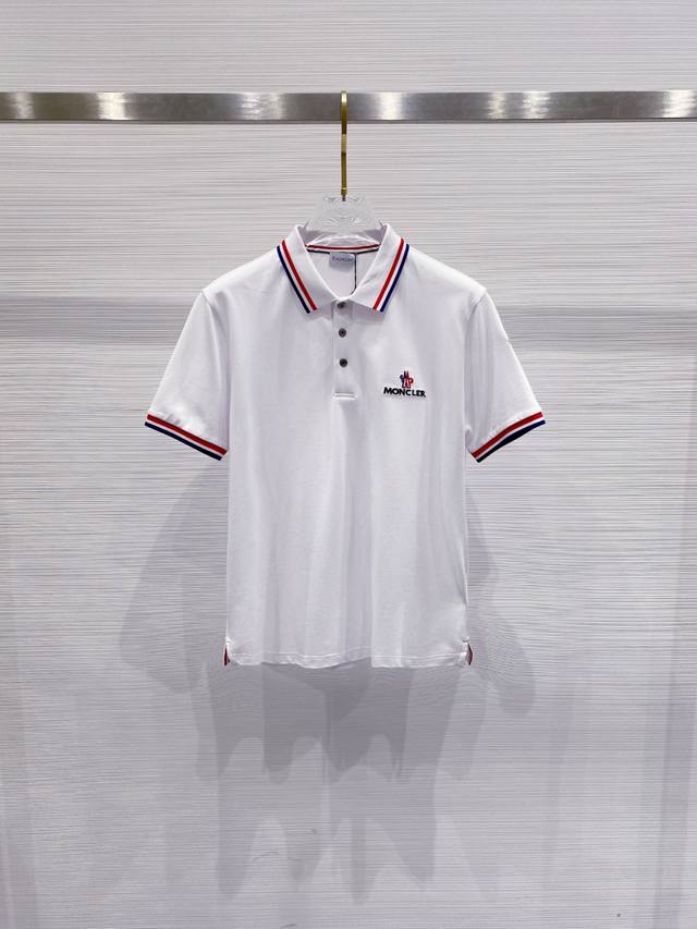 蒙口 2025Ss夏季新款 Logo男士翻领Polo衫！经典商务男款，高端男装的天花板级别的商务男款！简约时尚大气不失优雅，单穿内搭体面过人，品质控 细节控的闭