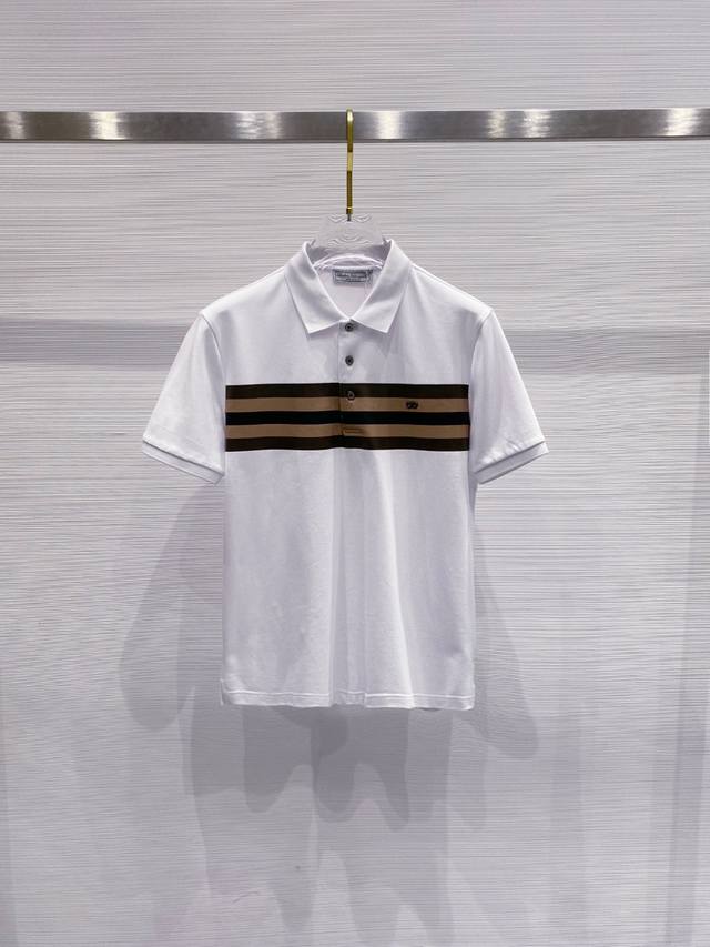 菲拉格慕 2025Ss夏季新款 Logo男士翻领Polo衫！经典商务男款，高端男装的天花板级别的商务男款！简约时尚大气不失优雅，单穿内搭体面过人，品质控 细节控