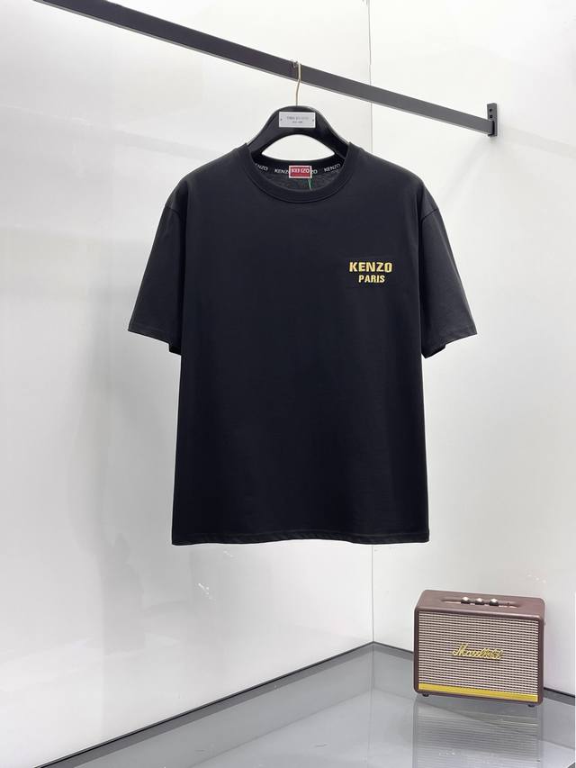 Kenzo2025夏季新款短袖T恤，个性艺术系列全网独家首发 百搭款细节处理完美纯棉面料十分精致 原版面料 网红明星同款高版本 高品质手感非常舒服 时尚又个性