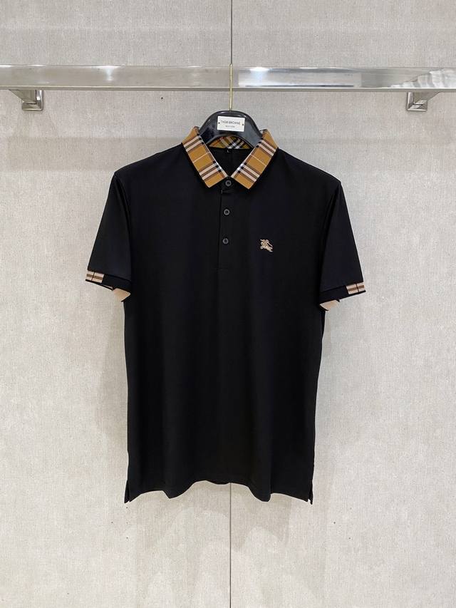 新品上市 巴宝莉 2025Ss夏季新款字母Logo男士翻领Polo衫！经典商务男款，高端男装的天花板级别的商务男款！简约时尚大气不失优雅，单穿内搭体面过人，品质