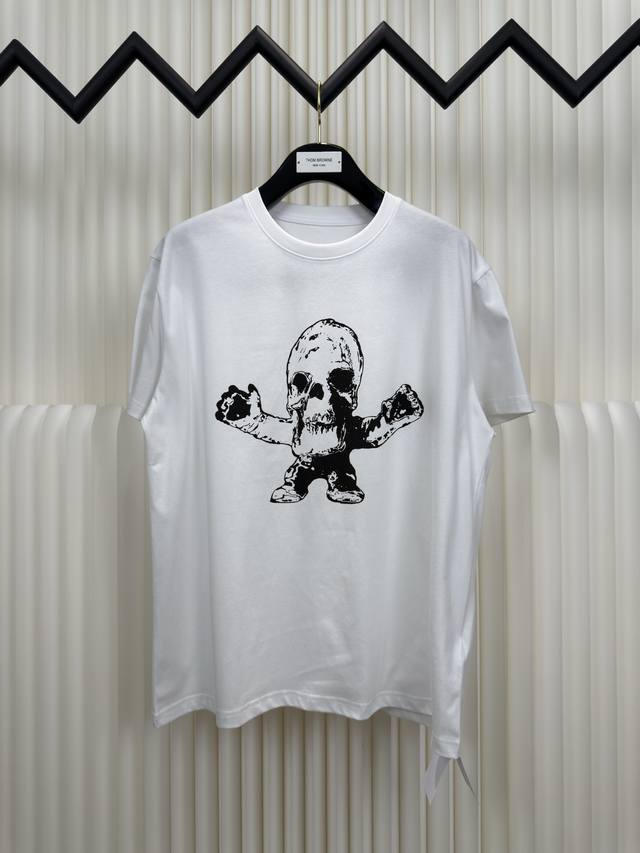 克罗心Chrome Hearts Foti 骷髅印花Tee 正品开版-实体柜台-顶奢品质 秒杀市面一切版本 面料采用26织200克全棉材质 印花采用黑色油墨 水