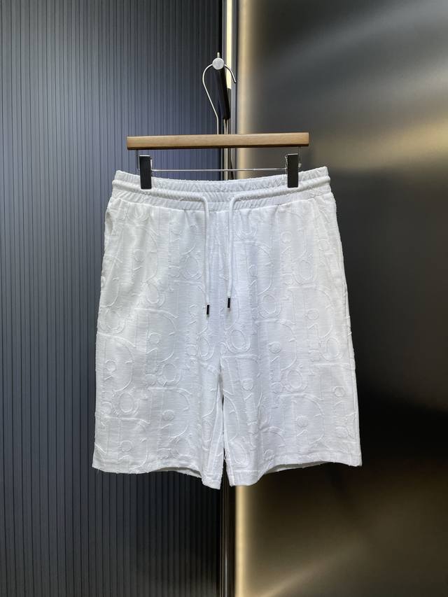 Dior 顶级原单 迪奥 25Ss新款 短裤是二零二五秋季男装系列新品，饰以经典的 Oblique 印花。采用海军蓝色棉质平纹针织面料精心制作，通体饰以剪线提花