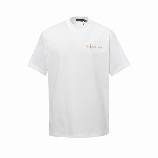 Ralph Lauren 拉夫劳伦 经典款Logo刺绣工艺圆领短袖T恤 新面料 新版型 独家定织定染高克重紧密精梳棉面料 质感柔软舒适 Os落肩宽松版型 春夏最