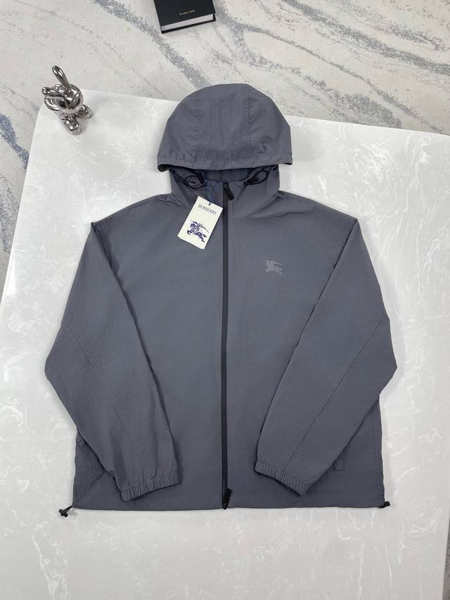 高版本 Burberry-巴宝莉-25Ss春夏新款卫衣外套 后背新触感Logo胸标刺绣 Size:Xs-L