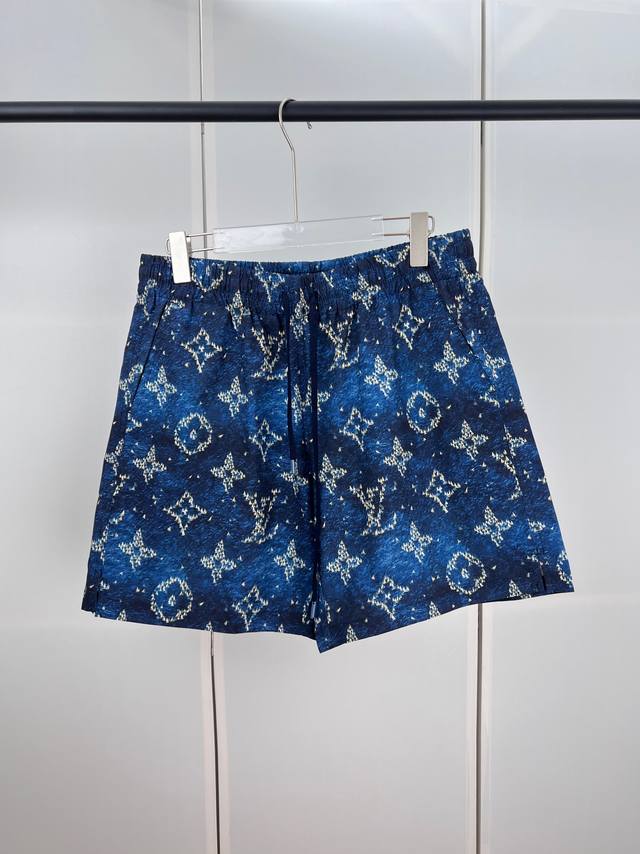 Lv路易帆船老花印花沙滩短裤 S M L Xl