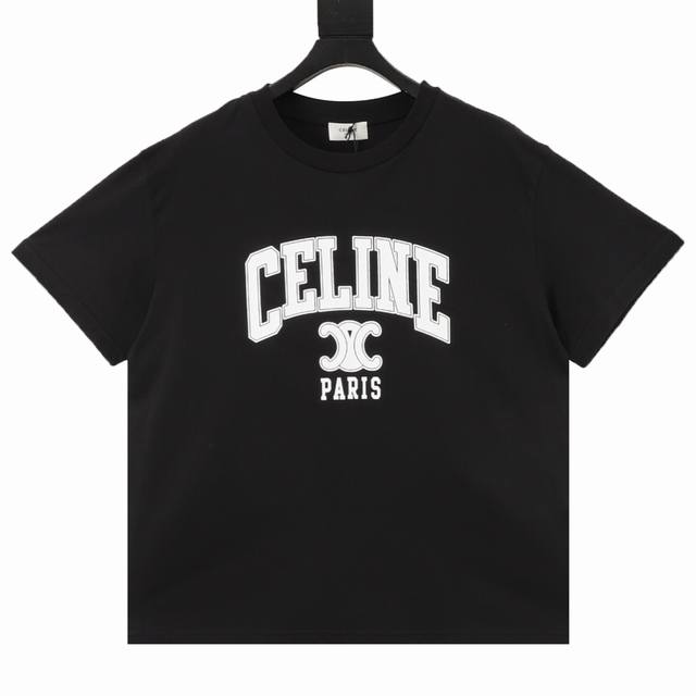 款号Y782 Celine 赛琳 经典字母印花基础款短袖T恤 Ce气质清爽干净的短袖T恤 夏天T恤季到了，你准备好了吗？！精选厚实的平织棉布制作，面料质感瓷实很