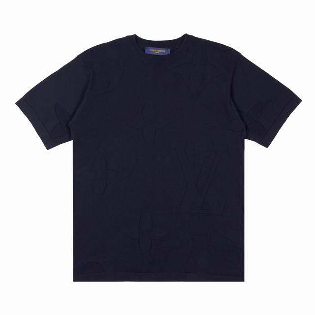 Lv Monogram图案花卉提花短袖 码数S-Xl