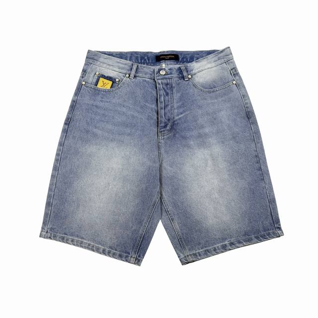 Lv 标牌洗水牛仔短裤 码数Xs-L