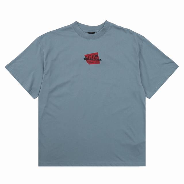 Balenciag* 巴黎世家 Taped美工胶布印花短袖 码数Xs-L