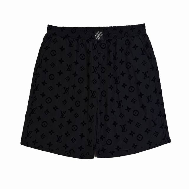 Lv 老花植绒休闲短裤 码数Xs-L