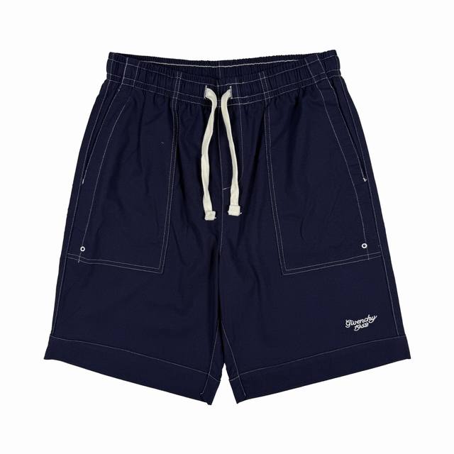 Givench* Gvc 牛仔亚麻刺绣短裤 码数Xs-L