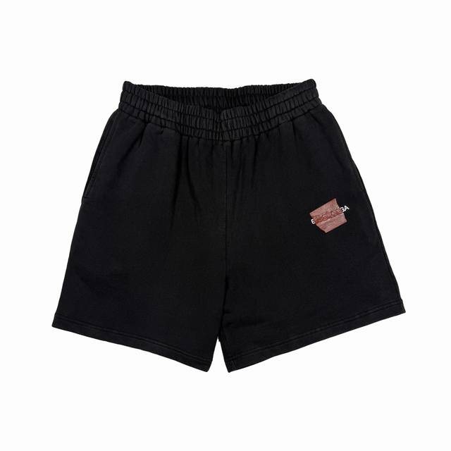 Balenciag* 巴黎世家 胶带刺绣水洗短裤 码数Xs-L