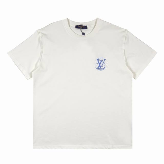 Lv 秀款 员工服地球仪印花短袖 码数Xs-L