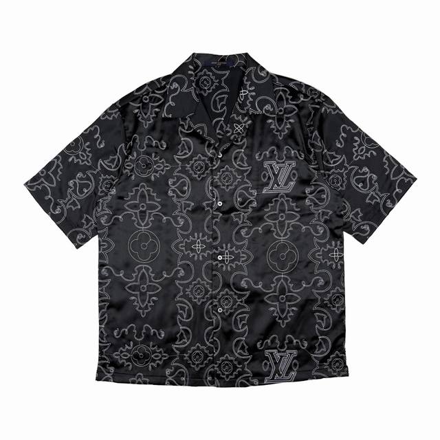 Lv 藤蔓靴线绣花刺绣短衬衫 尺码Xs-L