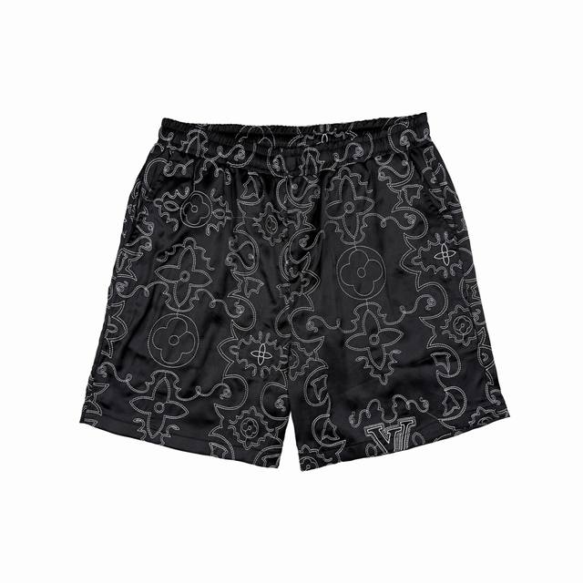 Lv 藤蔓老花刺绣休闲短裤 码数Xs-L