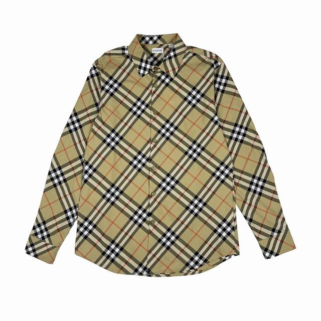 Burberr* Bbr 经典斜格纹衬衫 码数Xs-L
