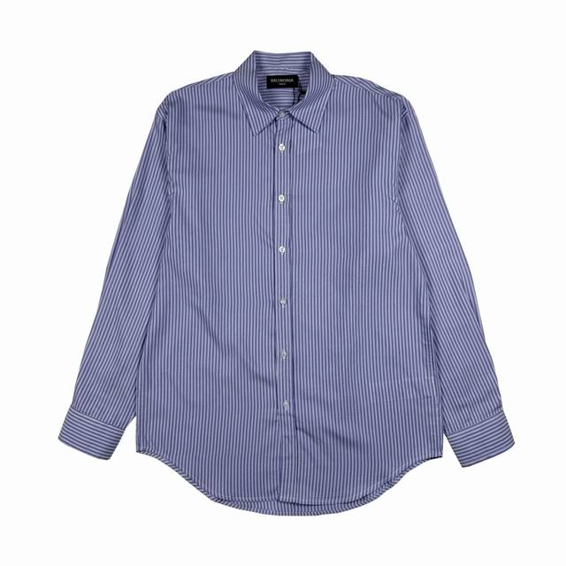Balenciagam* 巴黎世家 秀款细条纹衬衫 码数S-Xl