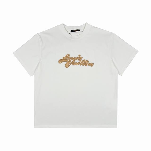 Lv 刺绣字母Logo短袖 码数Xs-L