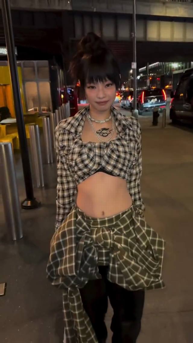 25Ss春夏Acne Studios格纹自然皱、Jennie同款Smlp ：格纹