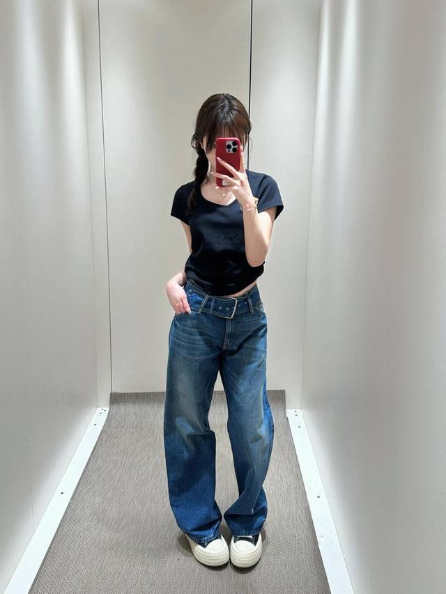25Ssacne Studios腰带牛仔裤Smlp