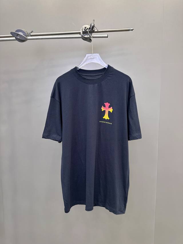克罗心 ｜ 新款短袖T，成衣洗水吊磨加前后印花工艺，男女同款，尺码Sml