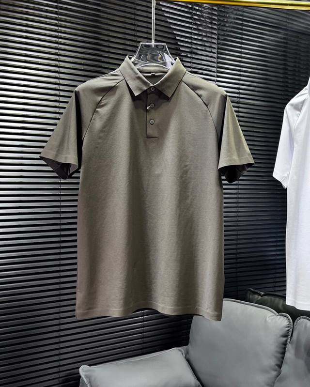 迪桑特 25年春夏新品男士短袖翻领T袖Polo衫，解锁活力新风尚，插肩Polo来袭！五色 M-4Xl 。适穿场合：日常，厌倦了千篇一律的穿搭？渴望在人群中脱颖而