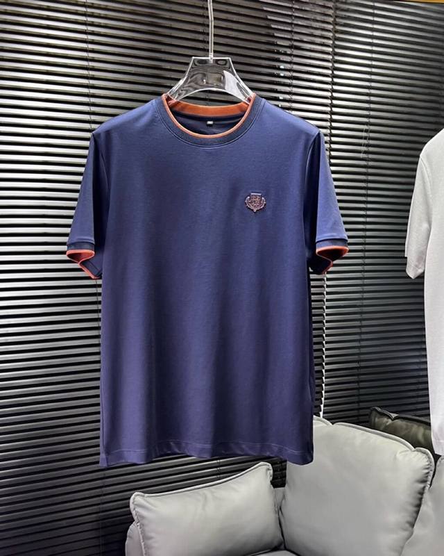 Loro Piana 诺悠翩雅Lp2660Ss 春夏新品 男士棉质针织短袖圆领T恤衫， 高奢内敛低调，轻松驾驭不挑人 裁剪精细完美，经典颜色上身很显精气神，多种