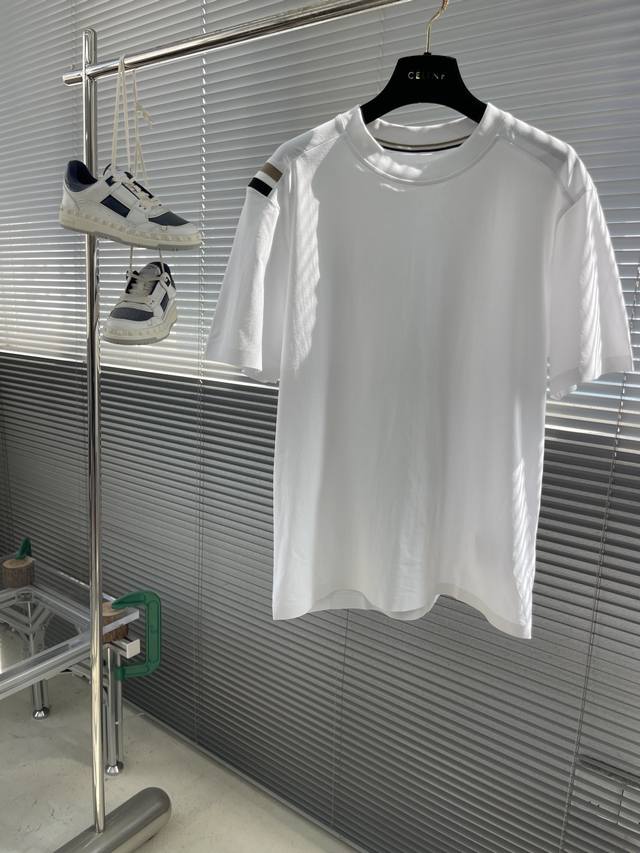 Z Zegn 25Ss春夏系列圆领T恤 尺码: M-5Xl 微阔版型 克重：克隆棉 成份：100%棉 面料纹路平整 手感棉柔细腻 工艺：克棉棉 下摆压胶工艺 夏