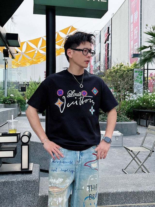 2025年新款 驴家刺绣短袖 S~2Xl