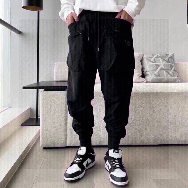 Y-3春夏工装裤 颜色：黑 码数：M-3Xl