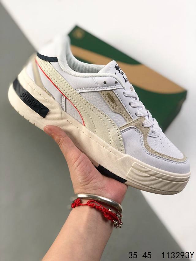 公司级Puma Ca Pro 合成革牛剖层革头层牛皮 舒适 低帮 彪马板鞋 货号:395773 02 尺码:35 36 37 37.5 38 38.5 39 4