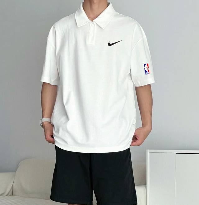 Nike X Fear Of God X Nba 三方联名耐克Fogess Polo衫短袖T恤 甄选高品质网眼速干面料 舒适透气 不闷不热 手感软糯细腻 上身充