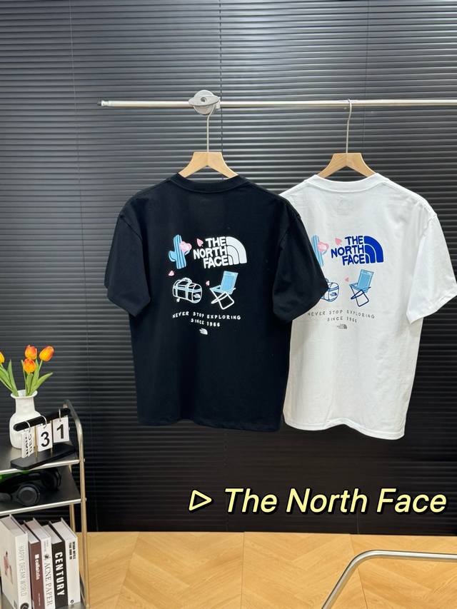 供 The North Face 北面 25Ss Tnf城市户外系列印花情侣短袖T恤 小红书热门爆款，明星网红同款穿搭，男女日常通勤穿搭必备单品！ 高品质260