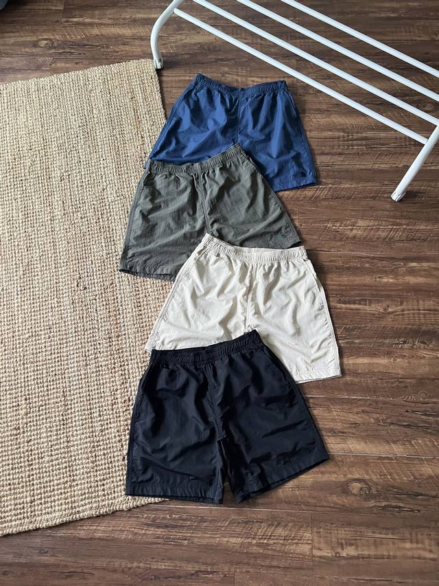 海外紫标The North Face Purple Label × Beams Nylon Shorts，紫标X Beams 聯乘 定番 尼龍刺绣短褲，尼龙同色