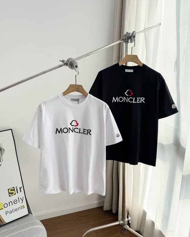 纯原臻品 顶级原版复刻 - Moncler盟可睐 纯色字母Logo印花圆领纯棉休闲短袖T恤 情侣款 - 想要拥有一件兼具品质与时尚的T恤？Moncler盟可睐T