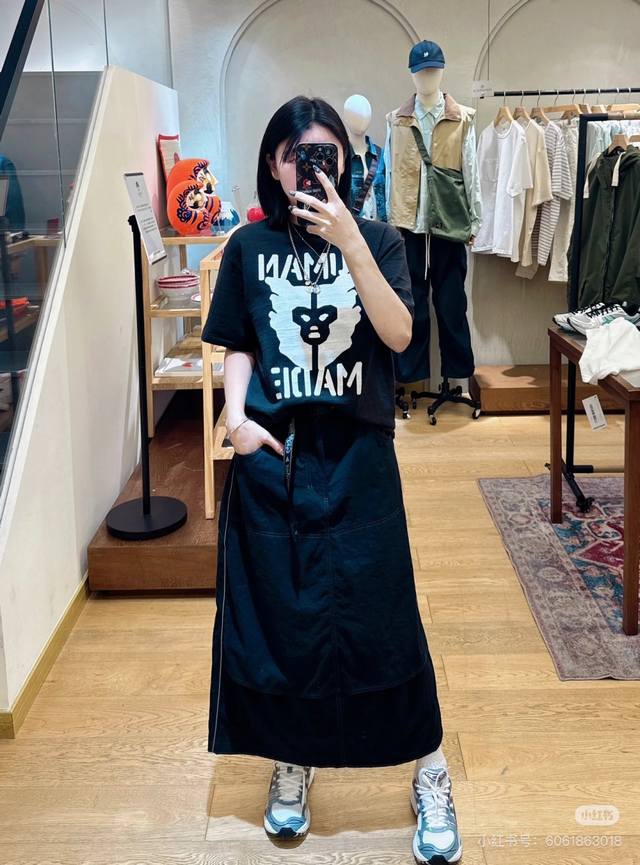 过验级Human Made Ss25绿头鸭1928印花情侣款短袖T恤 3615 购入Zp打版定制原版280克竹节棉无缝圆筒面料，水洗后手感无限接近原版，完全还原