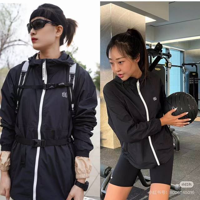 可隆Kolon Sport Wind K 吸汗户外连帽拉链轻量弹力皮肤衣 速干防水防风防晒夹克男女同款 Upf70+防晒衣内里全包边 得物正品1:1打版全身定制