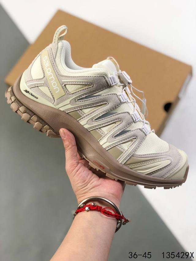 公司级带半码！ 萨洛蒙 Salomon Xapro 3D 欧索莱环保去臭环型组合鞋垫，三层双层组合橡胶Acs科技全地形锯齿防滑大底 先行系列低帮城市越野机能透气