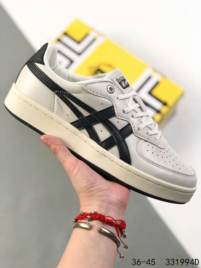 亚瑟士鬼冢虎Asics Onitsuka Gsm Sd 中性男女复古网球板鞋！Id：331994 D