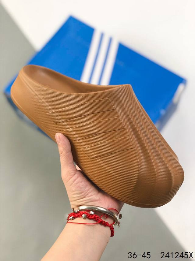 Adidas 阿迪达斯三叶草Adifom Superstar Mule 贝壳头 防滑大底 男女面包凉拖鞋 尺码:如图 Id:241245X