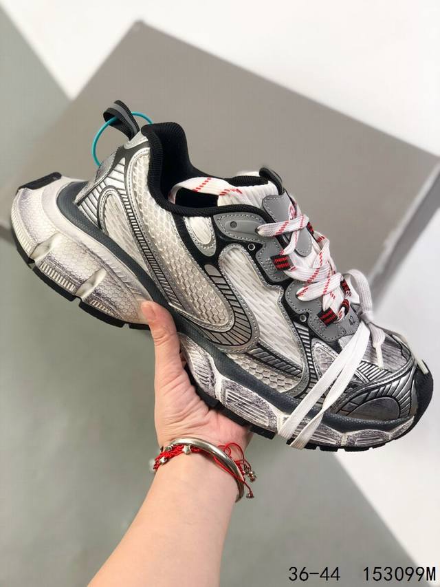 公司级！Balenciaga Runner Kith Four.Color 巴黎世家3Xl系列 潮流复古休闲鞋#全新磨具开模 原版原装大盒 还原官方配置 尺码：